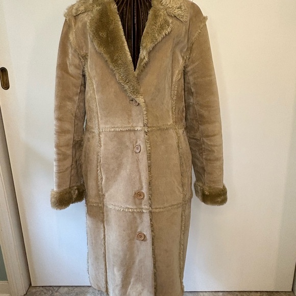 dELiA*s Suede & Shearling Coat - Picture 1 of 4